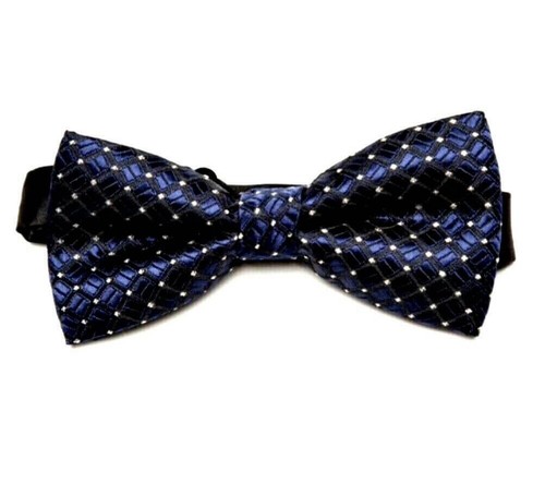 Noeud papillon bleu points - noeud,