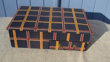 Ancienne boite tissu couture