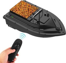 Bateau-appât télécommandé pour pêche à la carpe – 500 m, batterie 5200 mAh Neuf