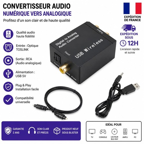 Convertisseur audio numérique - convertisseur,