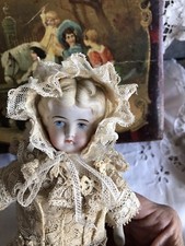 Coffret Poupée Parian 1900 Porcelaine Tête ,Buste ,Jambes Et Bras