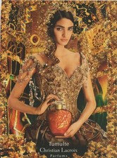 Publicité papier - advertising paper -Tumulte de Christian Lacroix