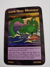 LOCH NESS MONSTER : ILLUMINATI NEW WORLD ORDER LIMITED 1994 CARD GAME INWO