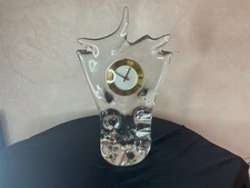 #yd# Schneider France, très belle Pendule en cristal 1950 en parfait état...