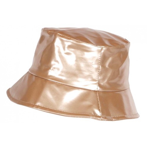 Chapeau pluie doré - chapeau, tendance