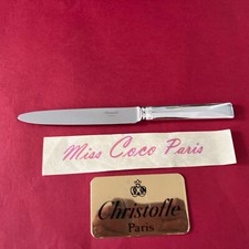 COUTEAU ENTREMETS ATLANTIDE 19,5CM CHRISTOFLE FRANCE TRÈS BEL ÉTAT METAL ARGENTE