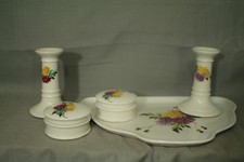 pair vintage porcelain ceramic