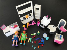 PLAYMOBIL lot 5487 salon de coiffure mode mobilier de magasin