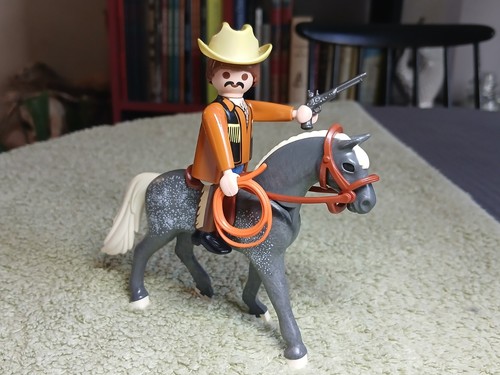 Western playmobil homme - western,