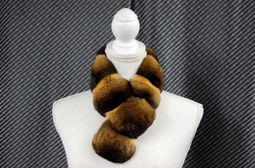 Foulard luxe fourrure - en,