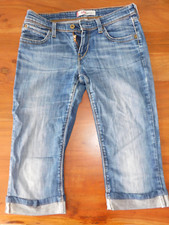 à réparer LEVIS 572 bootcup PANTALON short femme JEAN'S bleu W29 L34 29x34 JEANS