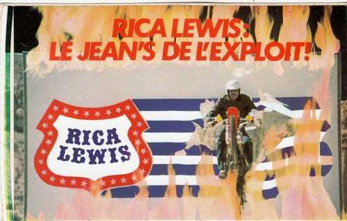 Autocollant jeans rica - autocollant, lewis