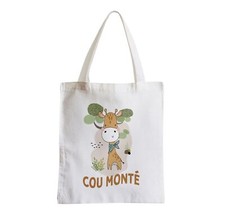 Sac en Tissu Girafe Cou Monté