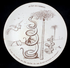 Sarguemines - Assiette "