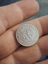 Rare Ancien Jeton Piece Médaille Argent Silver France 1980 Général De Gaulle 