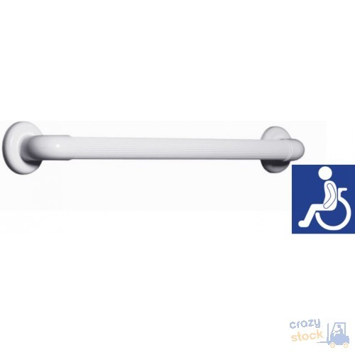 Maniglione inox laqué blanc - inox,