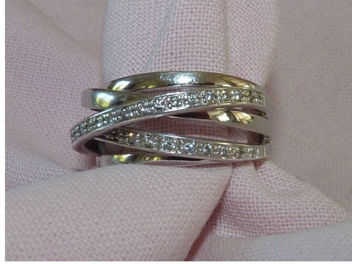 Ancienne bague argent - argent, massif