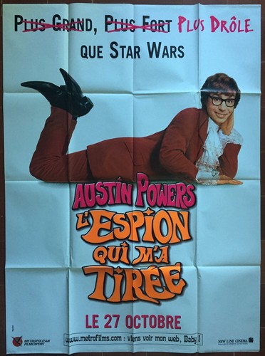 Affiche austin powers - powers, l'espion