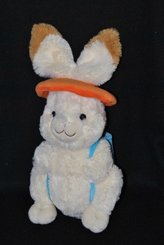 Peluche doudou lapin blanc