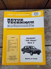 revue technique Peugeot 305