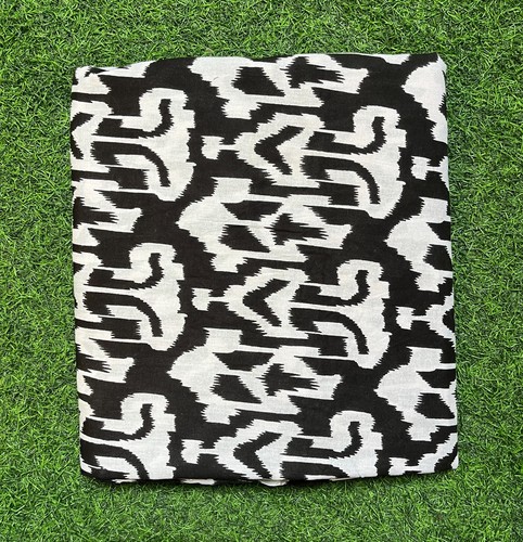 Tissu noir indien imprimé - noir,