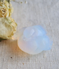ANCIEN PETIT OISEAU EN VERRE OPALESCENT SABINO