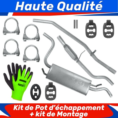 Kit pot échappement pour - kit,