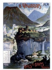 affiche poster Vivarais Vals Les Bains
