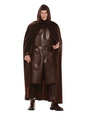 Cape à capuche brune - Cape à capuche pour les personnages voilés