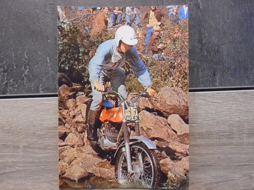 Carte postale moto vieille - -,