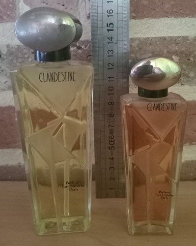 Deux flacons parfum factice - deux,