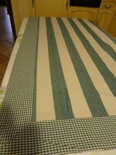 lot=rideau 2,15x1,35 , tissu assorti+++ 1,80x1,30 grand teint VENDOME!  a saisir