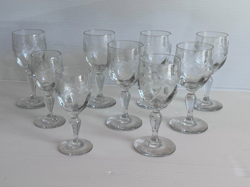 Anciens verres gravés à - 9,