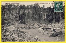 cpa RARE 21 - COMBLANCHIEN (Côte d'Or) Les Grandes CARRIÈRES de PIERRE Calcaire