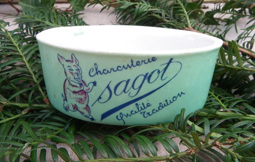 Ancienne terrine publicitaire - terrine,