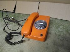 Ancien Téléphone Siemens Vintage De Couleur Orange