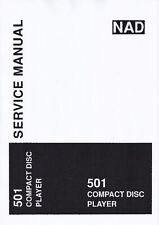 Manuel De Service Pour NAD 501