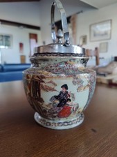 SATSUMA ancien seau , pot à