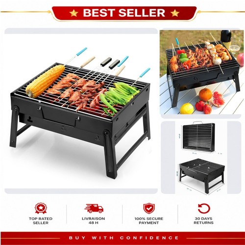 Barbecue charbon portable - à,