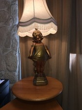 Grande Lampe Statue D’enfant