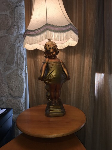 Grande lampe statue enfant - grande, d’enfant