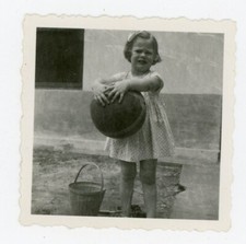 snapshot PHOTO, jouet ancien toy seau ballon