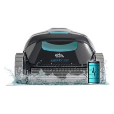 dolphin robot electrique de piscine sans fil fond, parois et ligne d'eau liberty