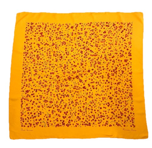 Foulard hermès red berries - hermès,
