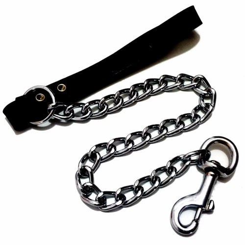 Laisse pour chien chromée - laisse,