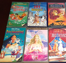 6 VHS dessins animés: Barbie