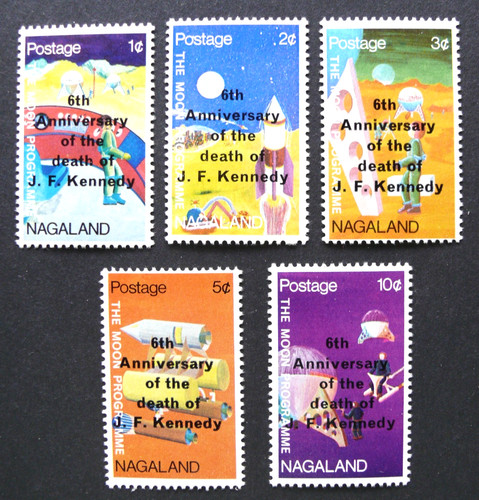 Timbres inde nagaland 1969 - nagaland, :