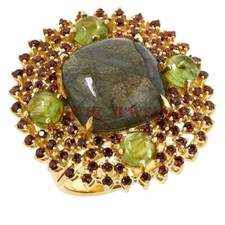 Naturel Labradorite & Péridot