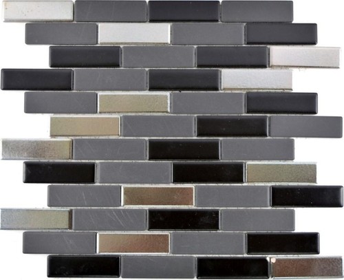 Mosaïque baguettes noir - mosaïque,
