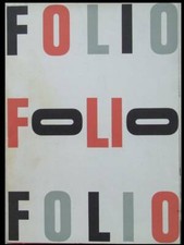 CATALOGUE TYPOGRAPHIE FOLIO